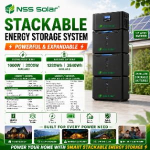 NSS Solar Stackable LiFePO4 Energy Storage System